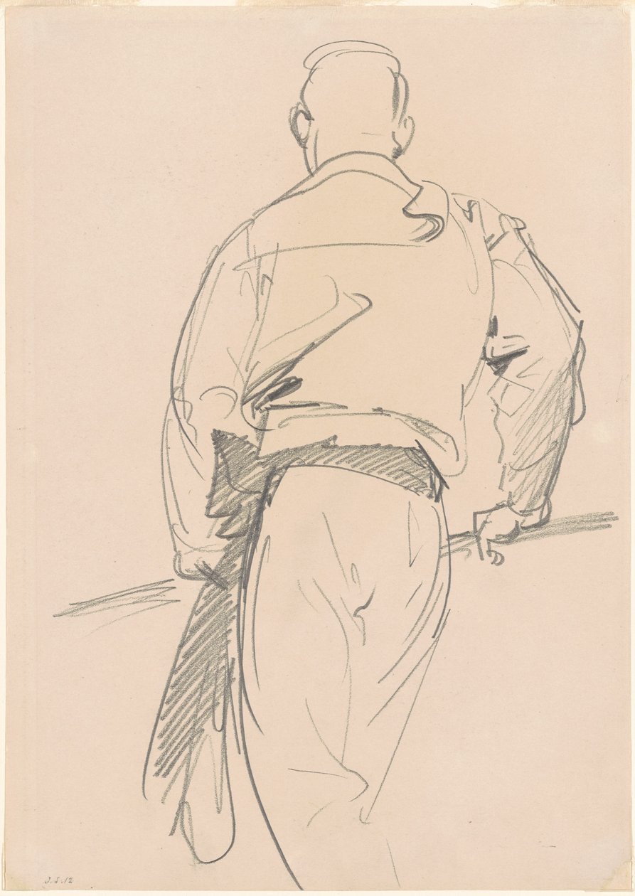 Gondelier, Venetië door John Singer Sargent