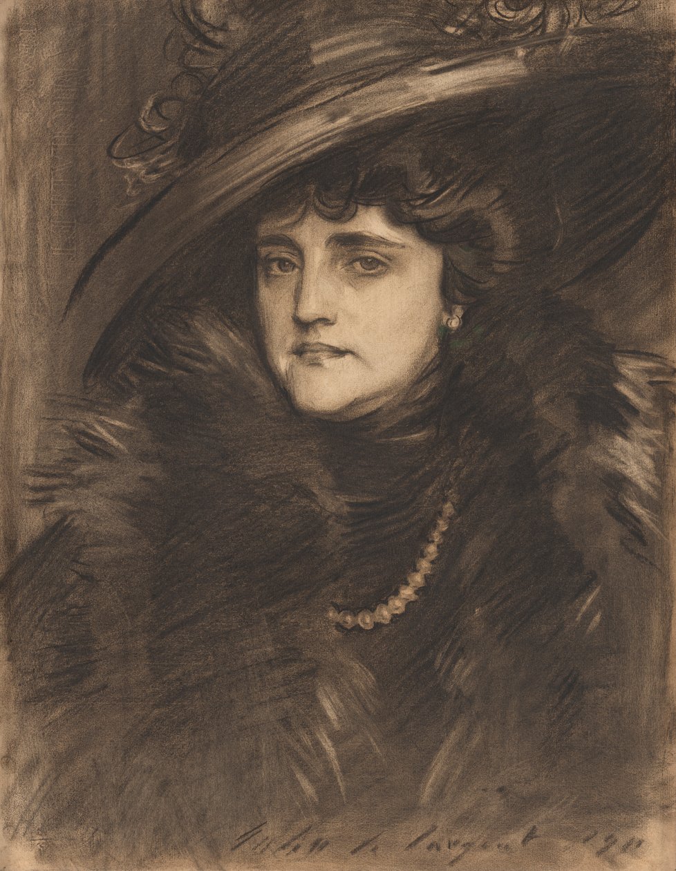 Harriett Pullman Carolan door John Singer Sargent