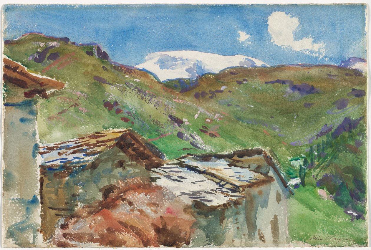 In het Oostenrijkse Tirol door John Singer Sargent