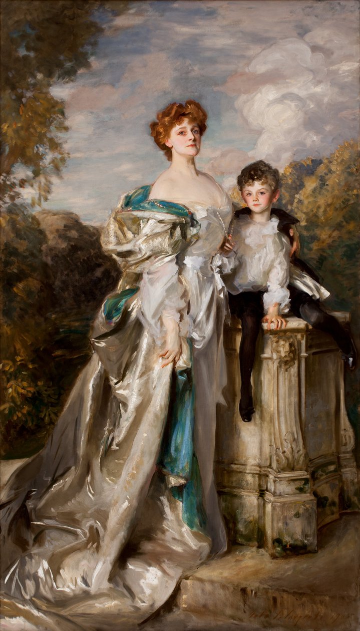 Lady Warwick en haar zoon, 1905 door John Singer Sargent