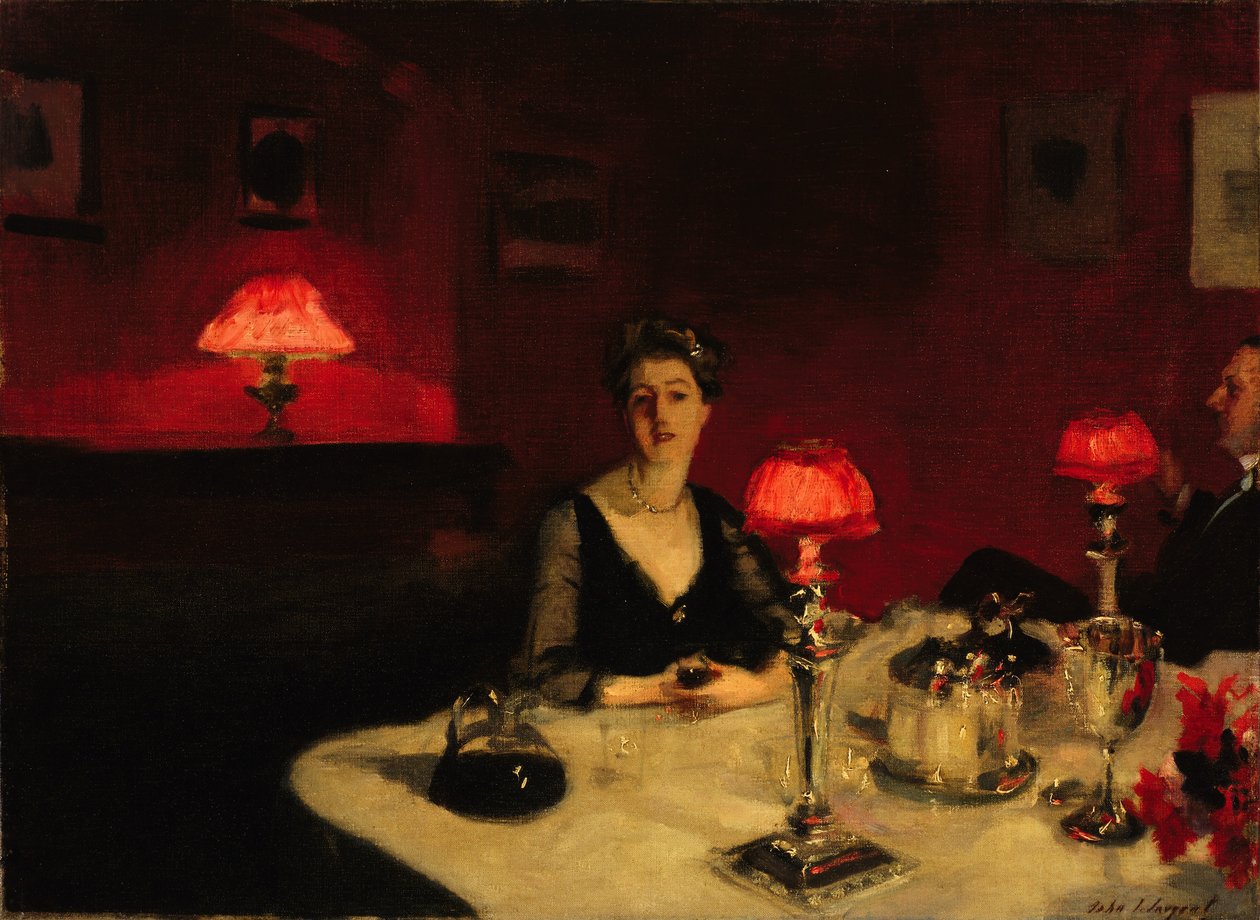 Het glas port door John Singer Sargent