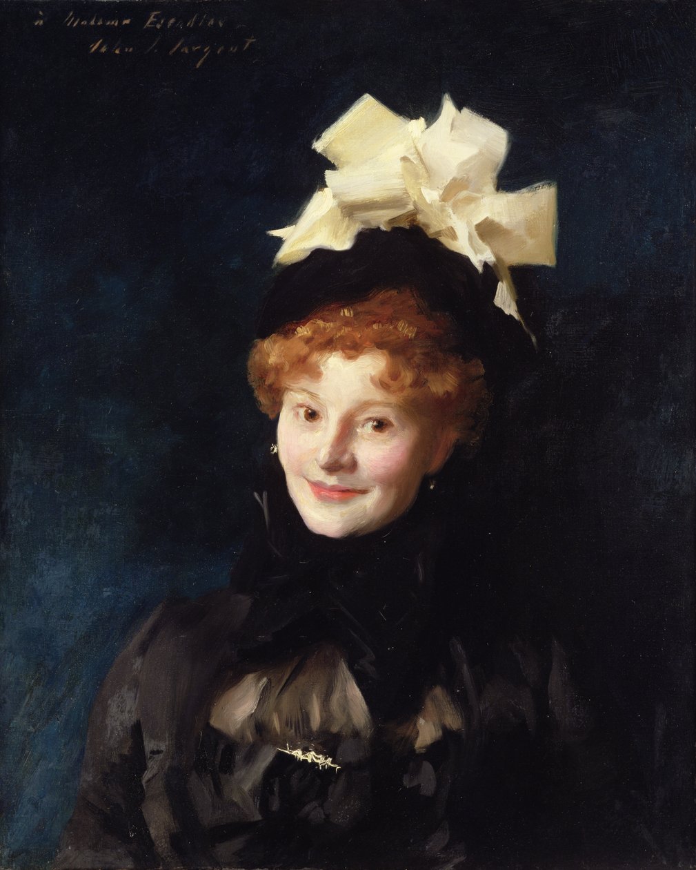 Madame Escudier door John Singer Sargent