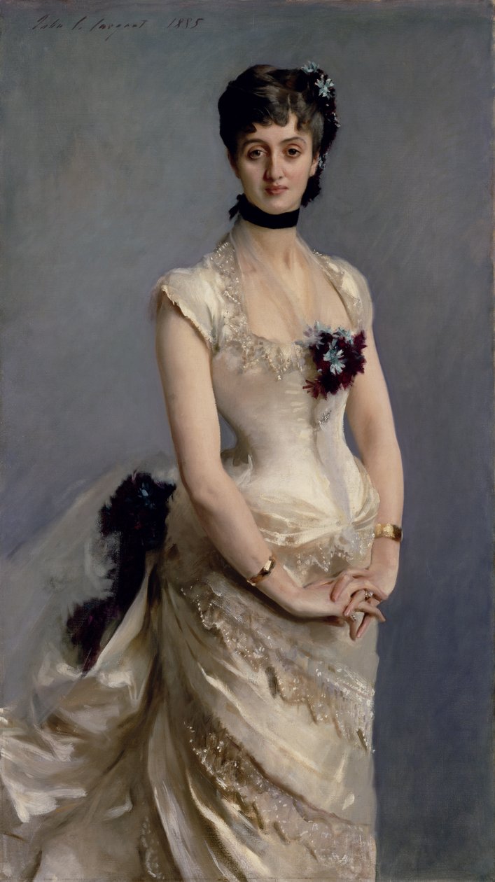 Madame Paul Poirson, 1885 door John Singer Sargent