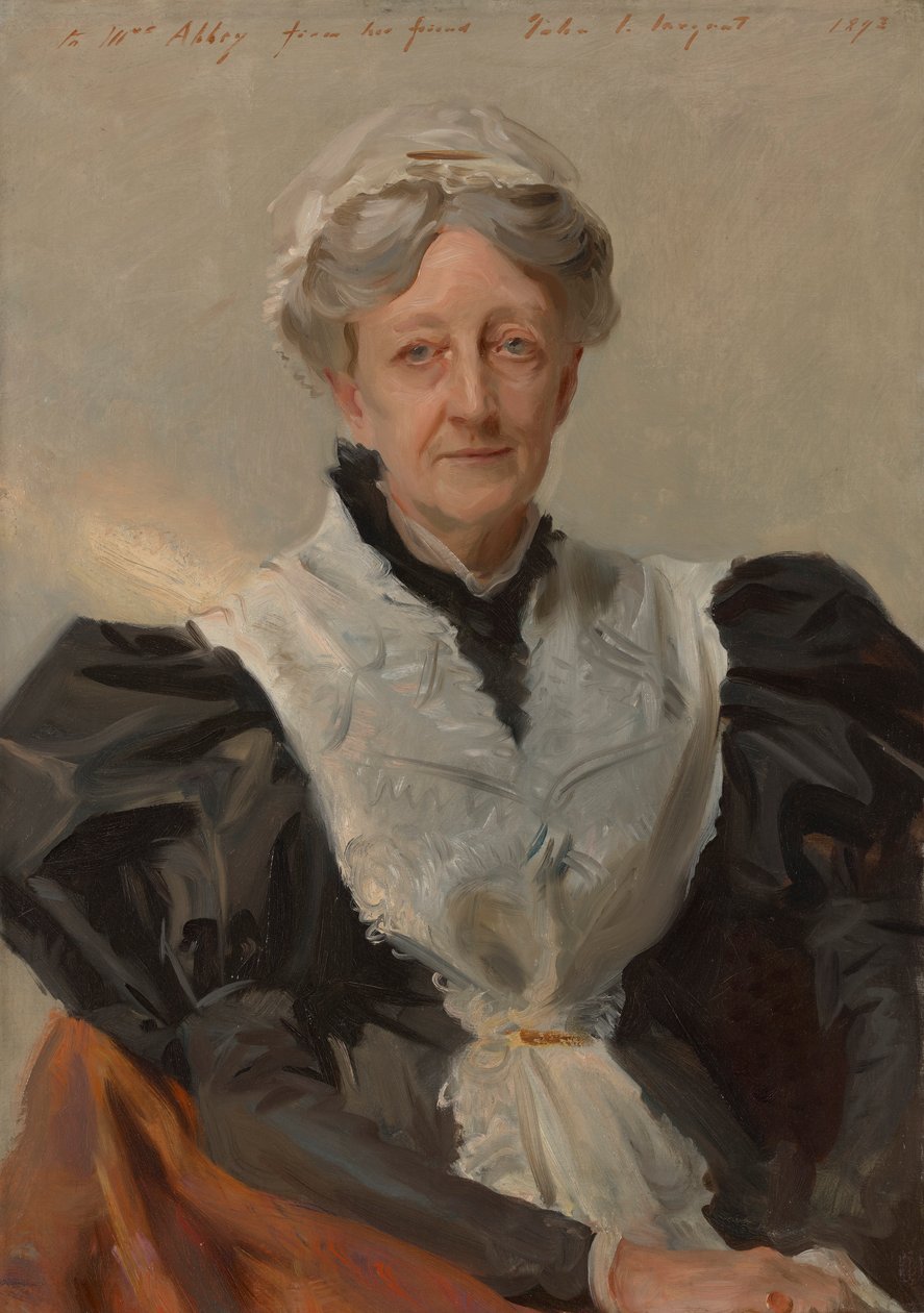 Mary Eliza Mead (geboren Mary Eliza Scribner, 1822) door John Singer Sargent