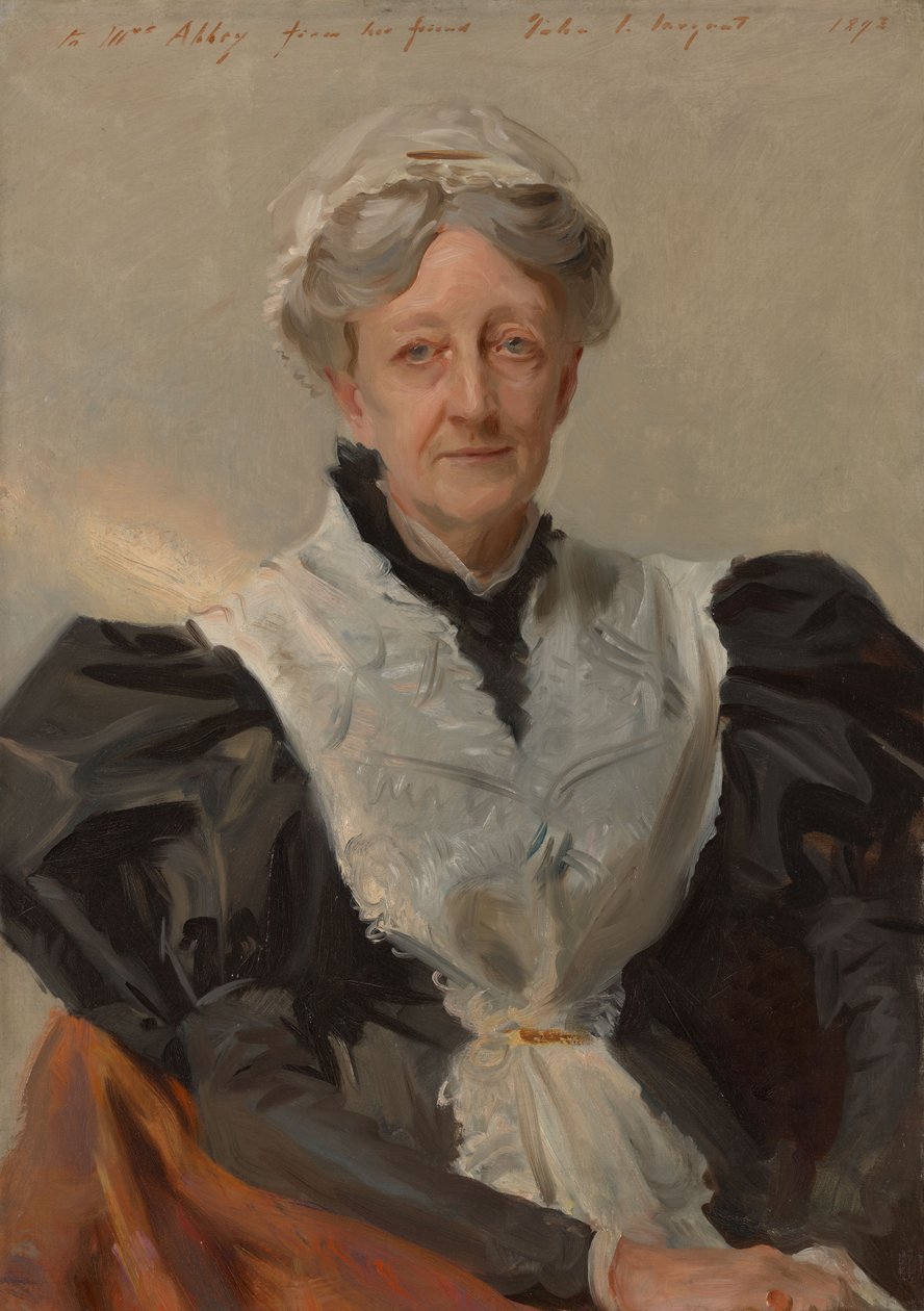 Mary Eliza Mead (geboren als Mary Eliza Scribner, 1822–1896) door John Singer Sargent
