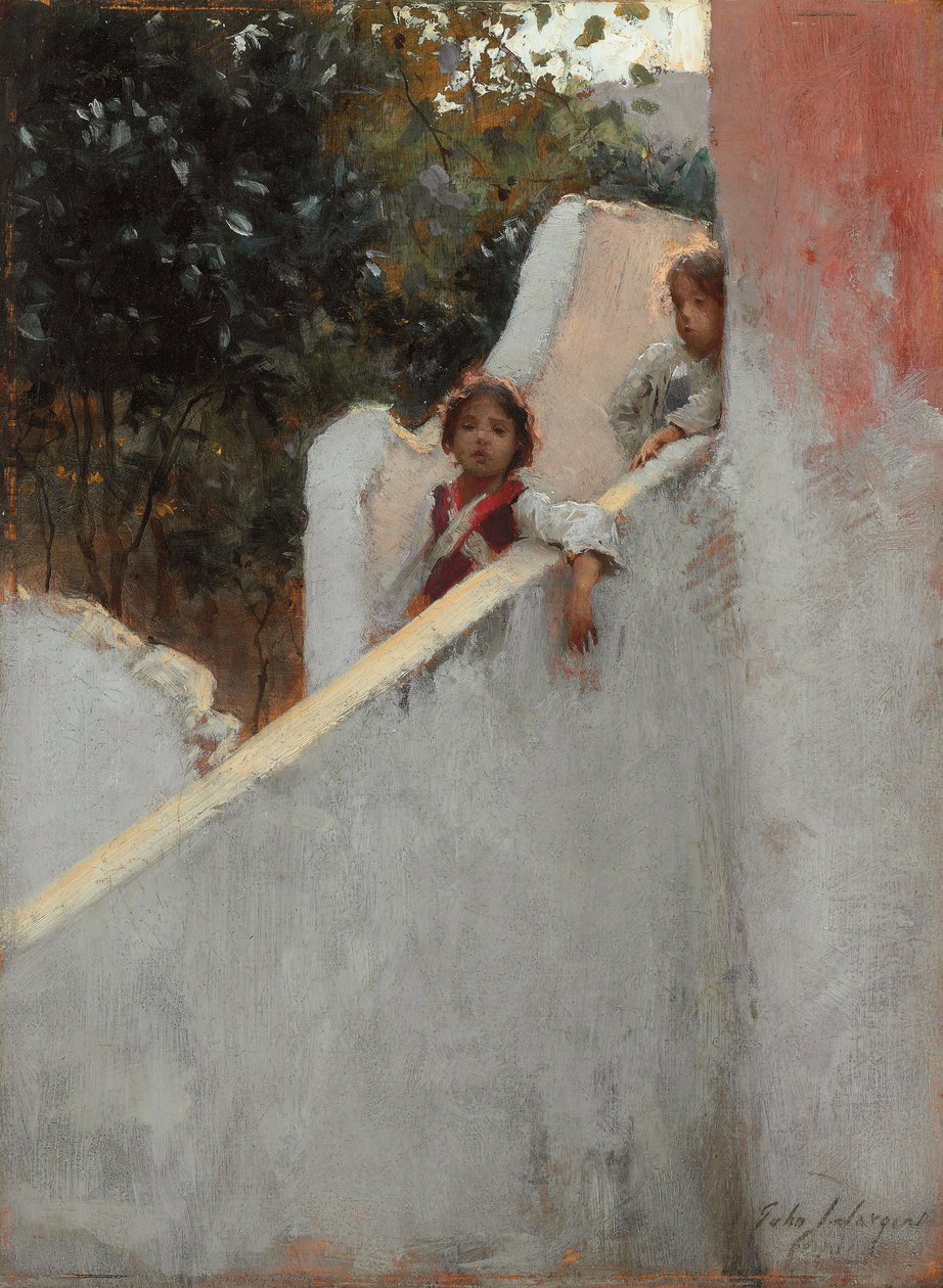 Herinneringen aan Capri; Ricordi di Capri, 1878 door John Singer Sargent