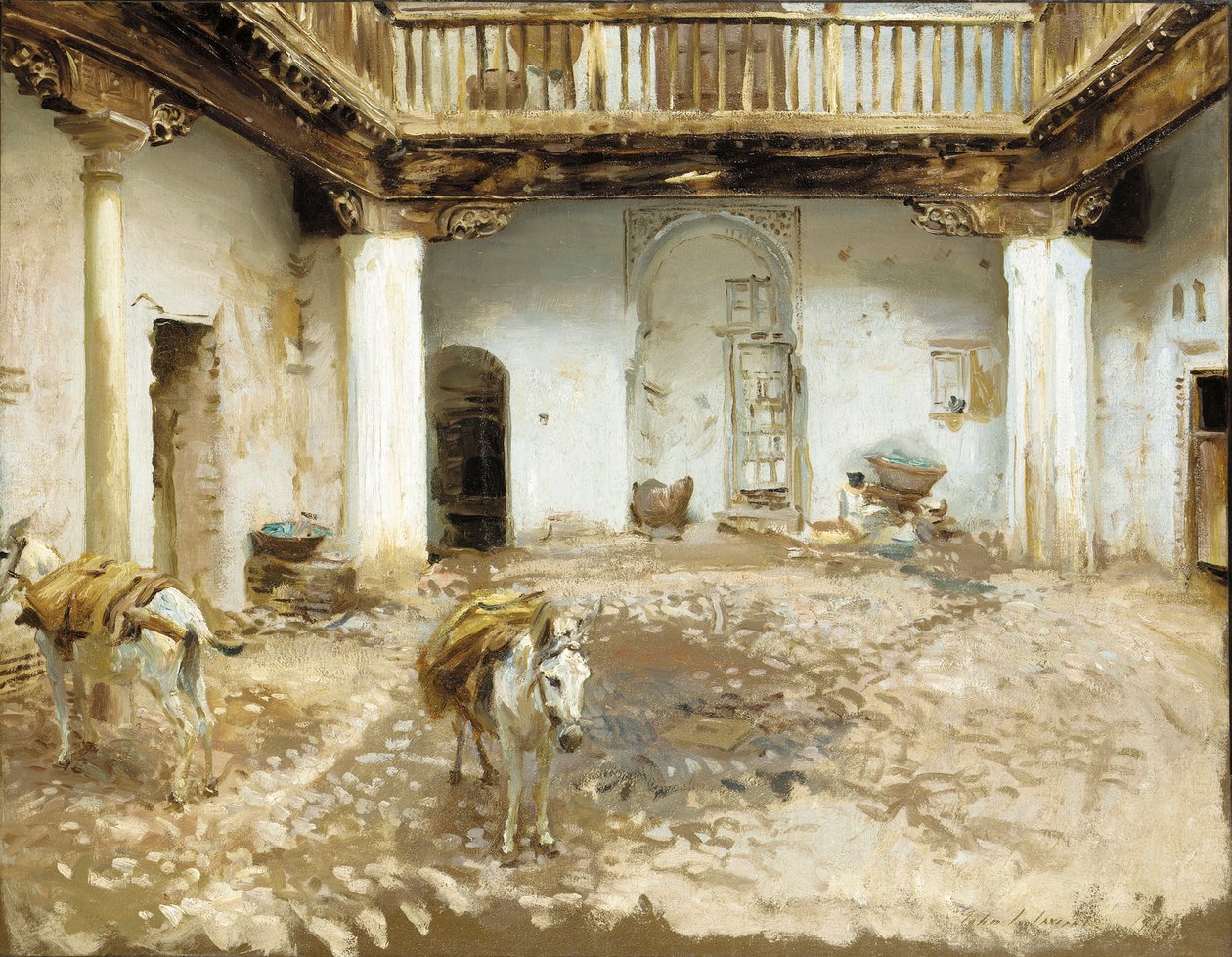 Moorse Binnenplaats, 1913 door John Singer Sargent