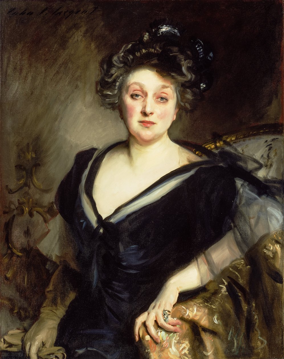 Mevrouw George Mosenthal door John Singer Sargent