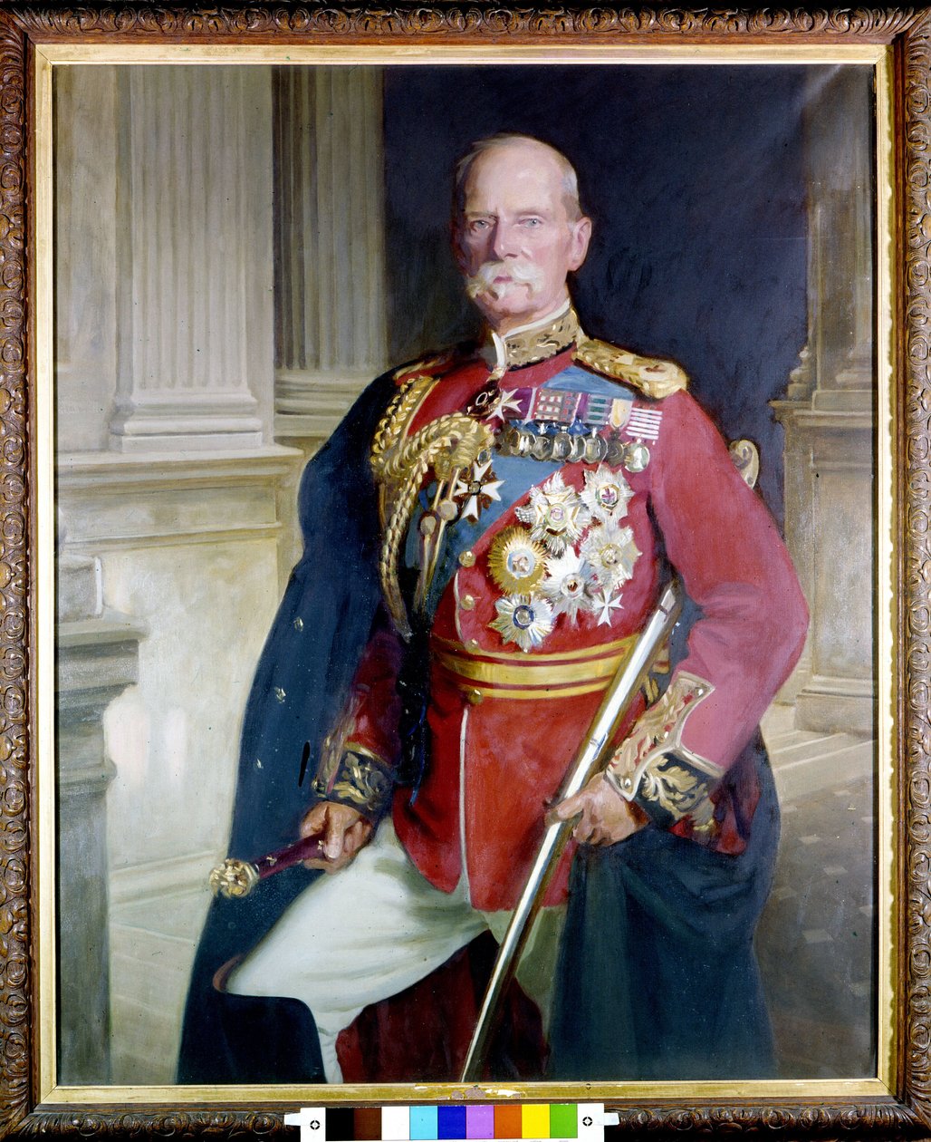 Portret van generaal Sir Frederick Sleigh Roberts (1832-1914) Schilderij door John Singer Sargent (1906) Londen National Portrait Gallery door John Singer Sargent