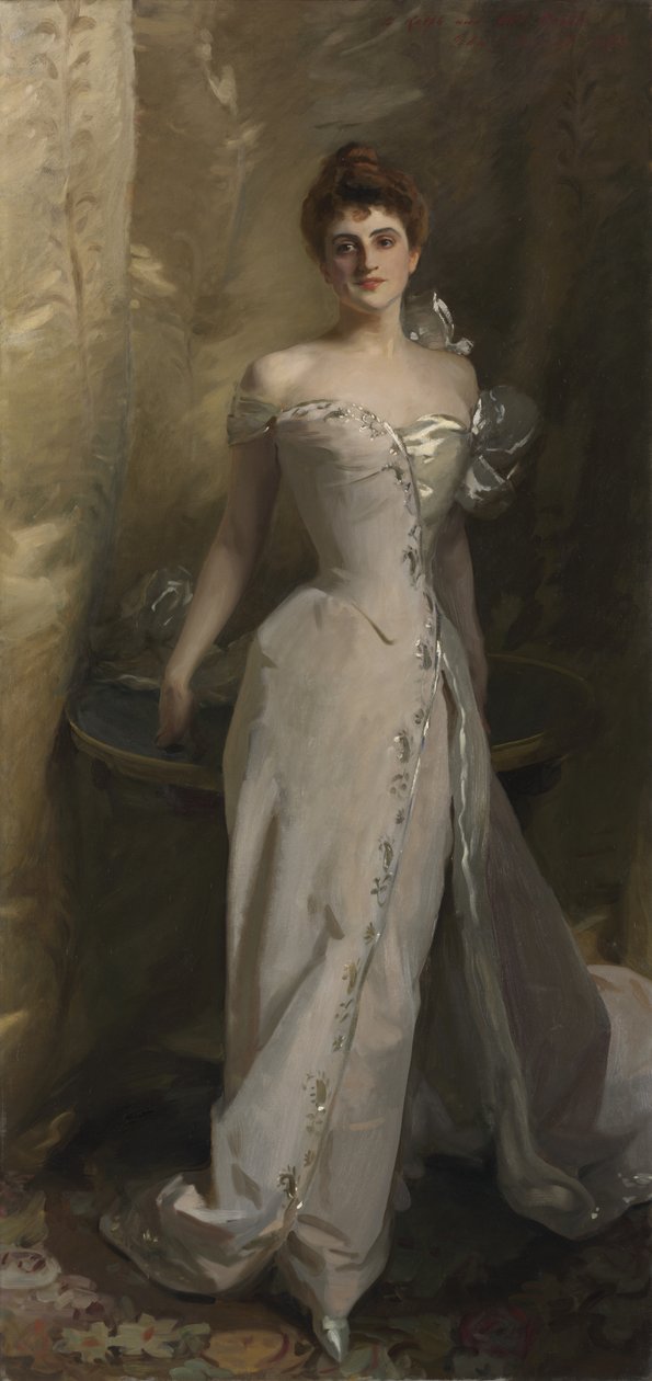 Portret van Lisa Colt Curtis door John Singer Sargent