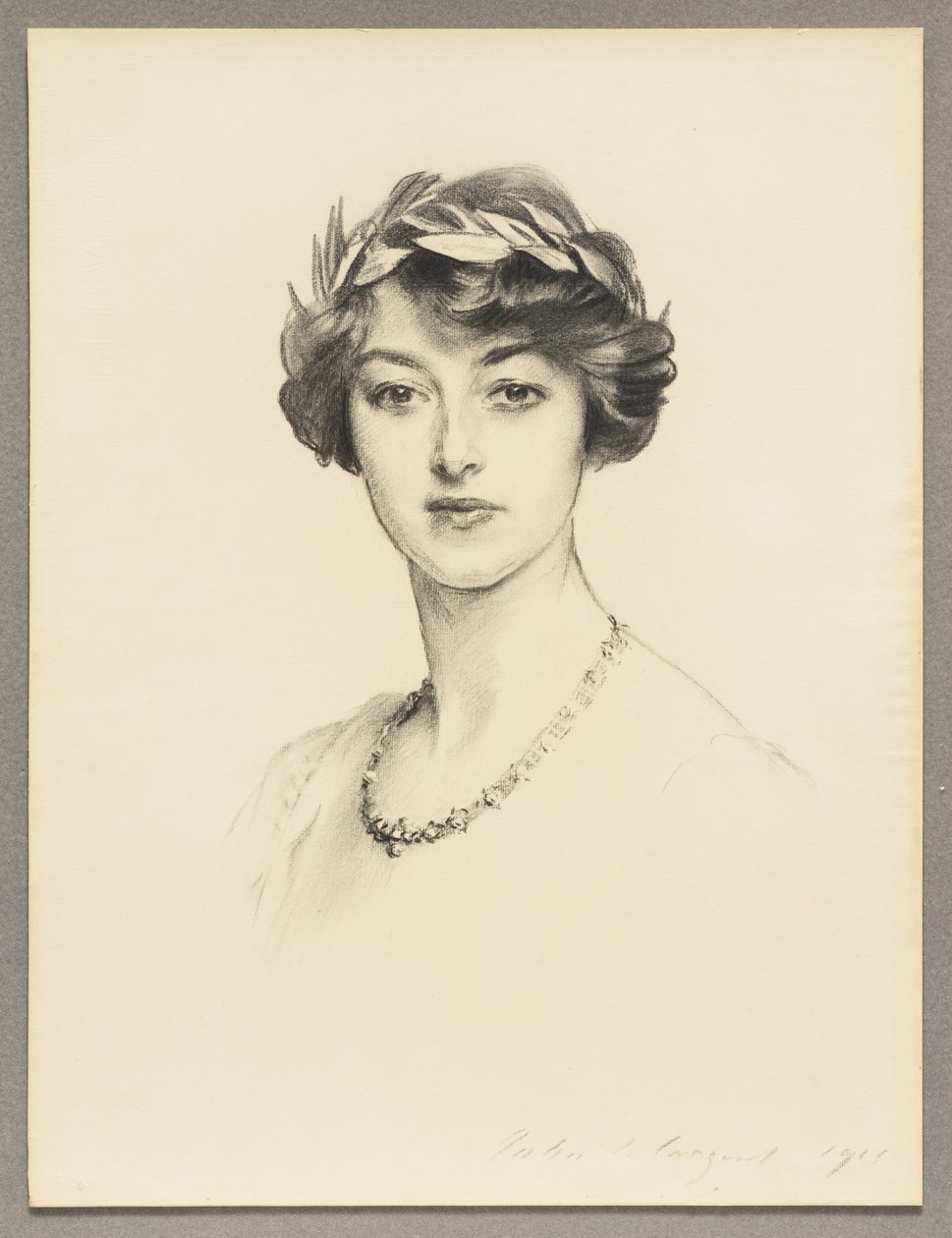 Portret van mevrouw Gilbert Russell door John Singer Sargent