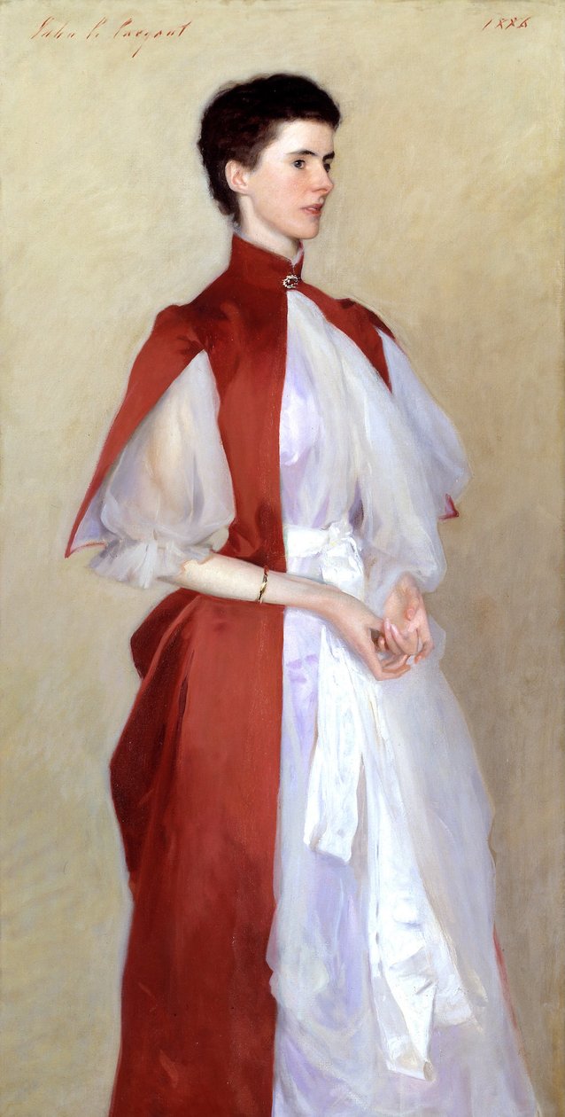 Portret van mevrouw Robert Harrison door John Singer Sargent