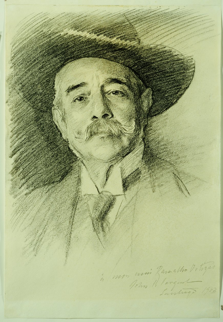 Portret van Ramacho Ortigao, 1903 door John Singer Sargent