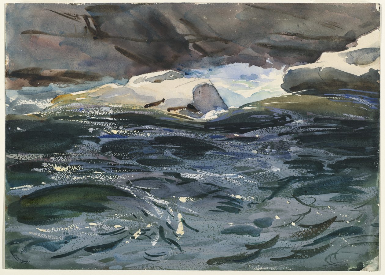 Zalmrivier, 1901 door John Singer Sargent