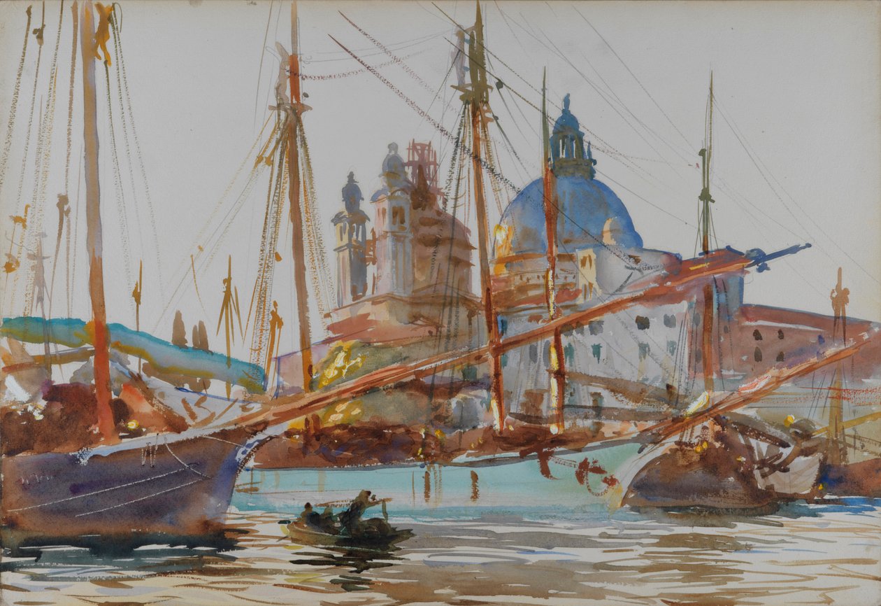 Santa Maria della Salute in Venetië, ca. 1904-1906 door John Singer Sargent