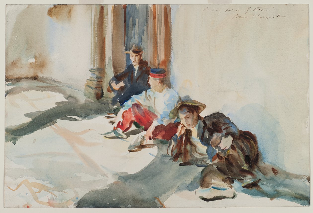 Spaanse soldaten, ca. 1902-03 door John Singer Sargent