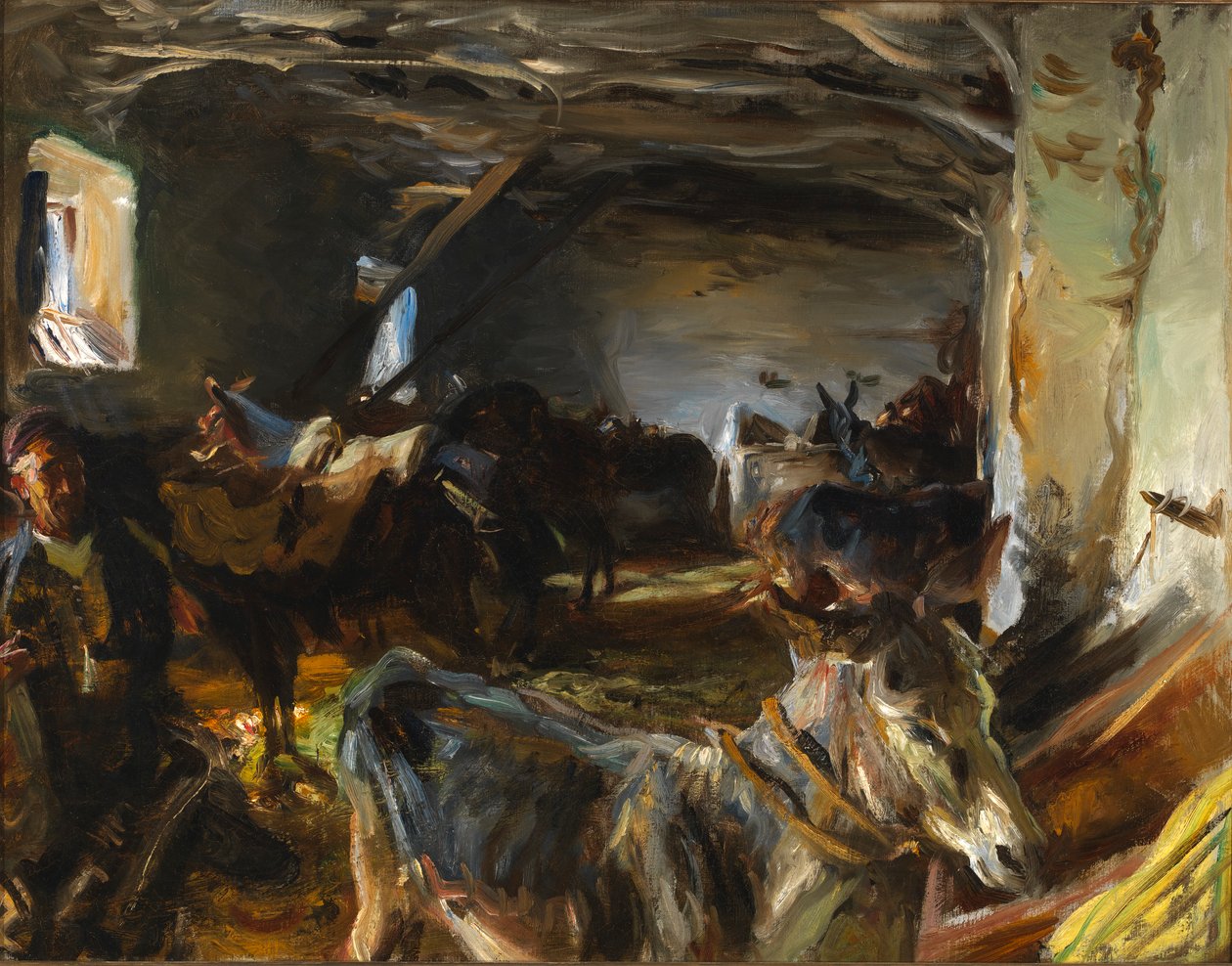 Stal in Cuenca, 1903 door John Singer Sargent