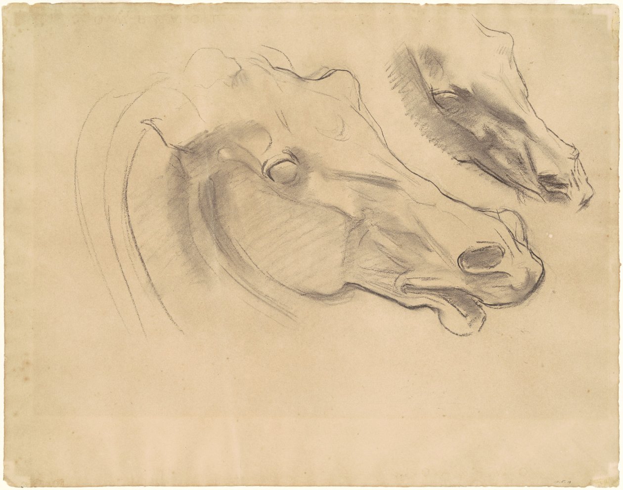 Studies voor "Apollo in Zijn Wagen met de Uren" door John Singer Sargent
