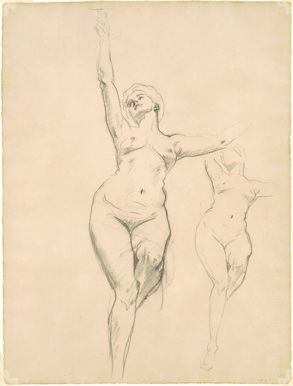Studies van Overwinning voor Dood en Overwinning, 1920-1922 door John Singer Sargent