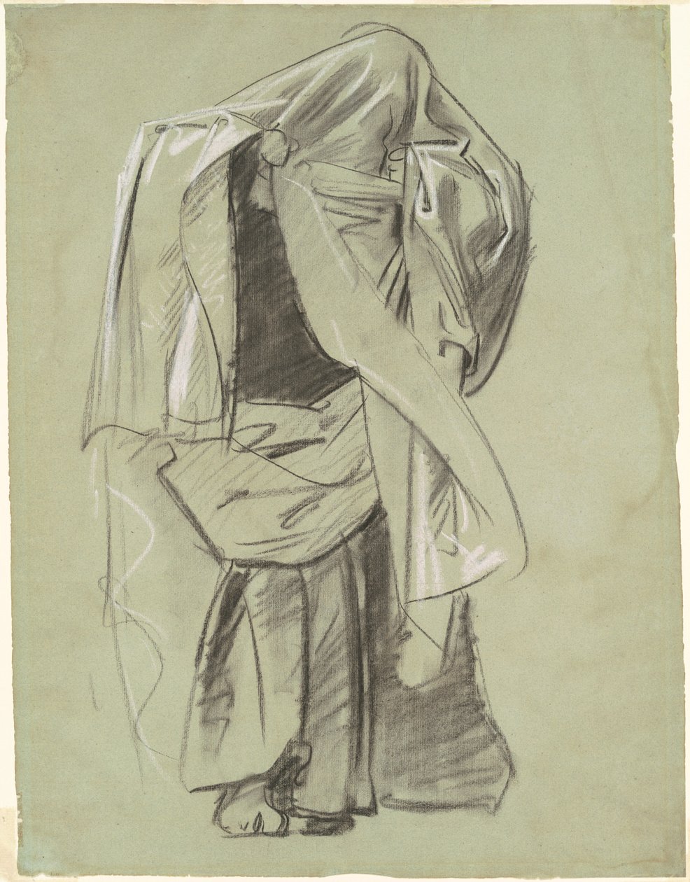 Studie voor "Fries van profeten" door John Singer Sargent