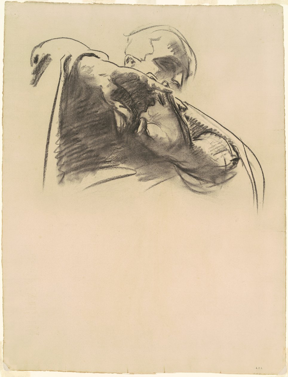 Studie voor "De Kruisiging en Dood van Onze Heer" door John Singer Sargent