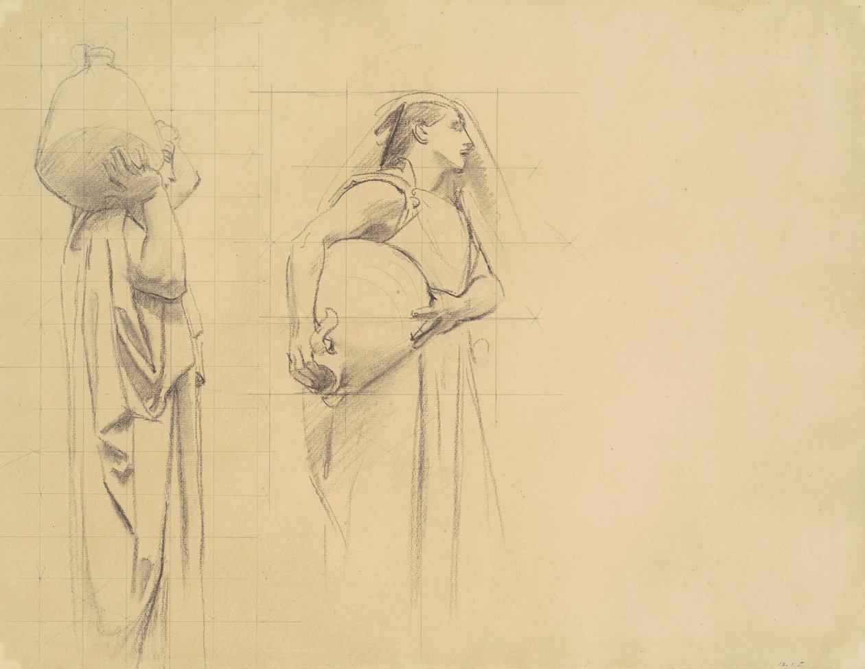 Studie voor De Danaïden, 1922-1925 door John Singer Sargent