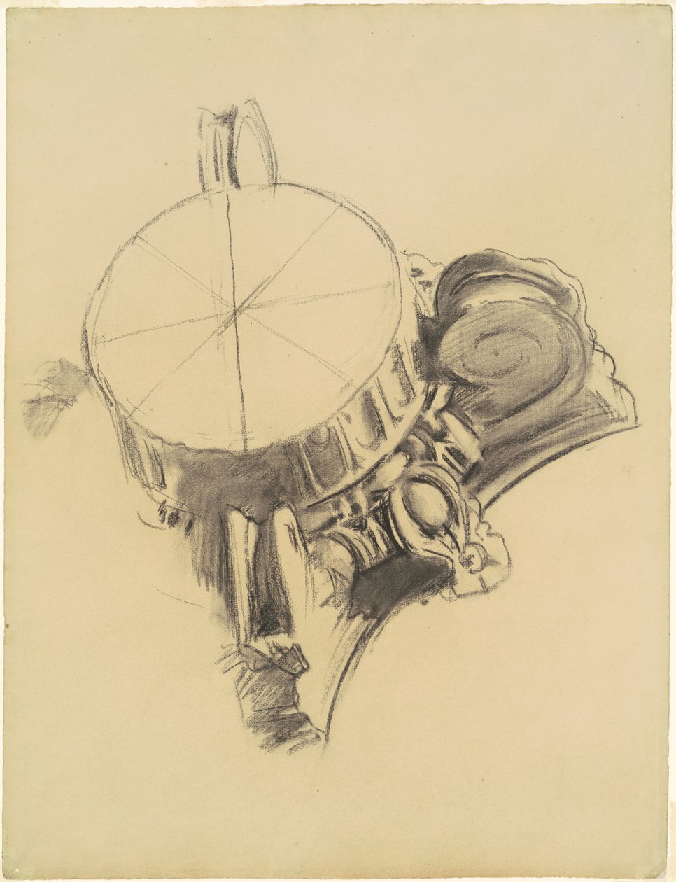 Studie voor "De val van Gog en Magog" door John Singer Sargent