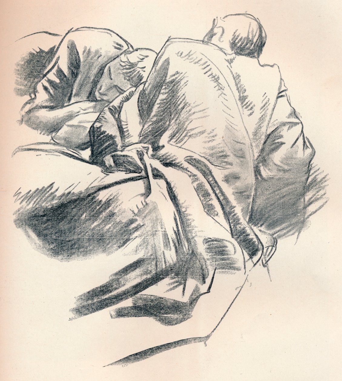 Studie van Draperie, ca. 1916 door John Singer Sargent