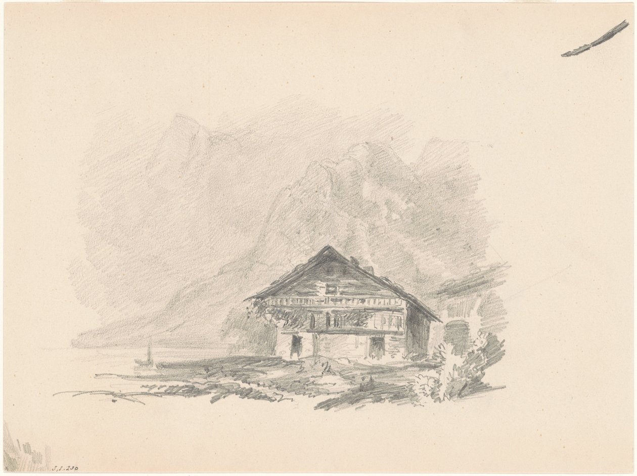 Zwitsers chalet, 1869 door John Singer Sargent