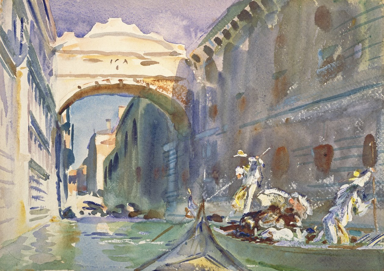 De Brug der Zuchten, c.1905-08 door John Singer Sargent