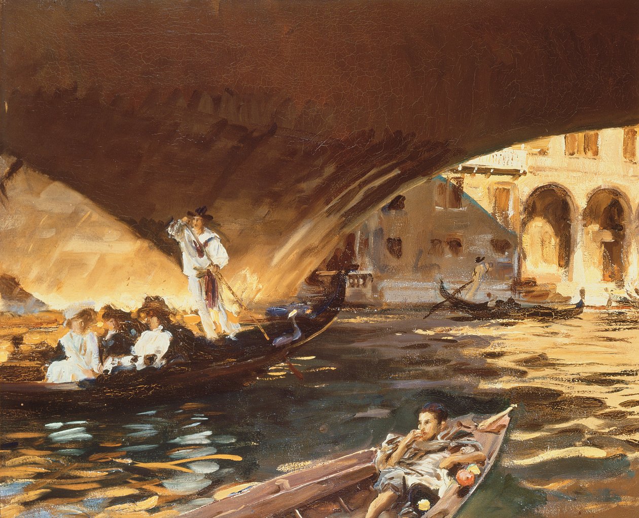 De Rialto, Venetië door John Singer Sargent