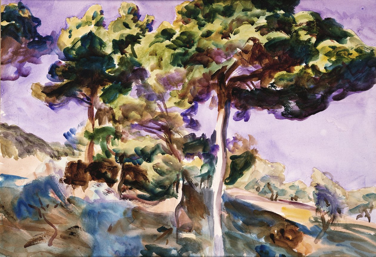 Bomen door John Singer Sargent