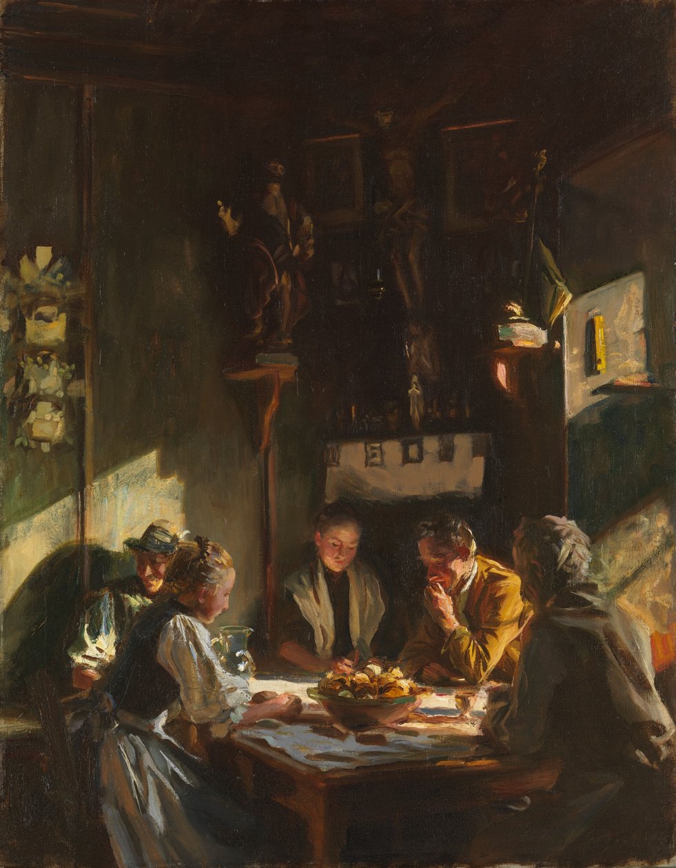 Tirools Interieur door John Singer Sargent