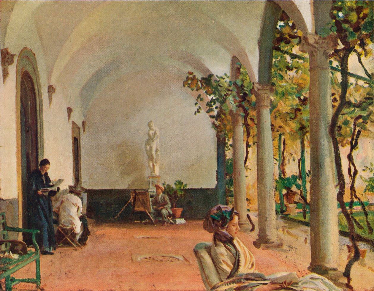 Villa Torre Galli De Loggia, 1910 door John Singer Sargent