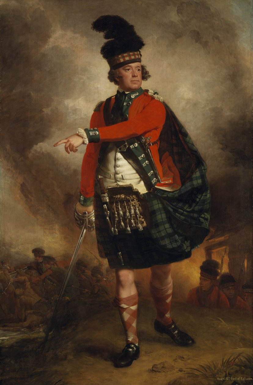 Hugh Montgomerie, 12e graaf van Eglinton, 1739 - 1819. Soldaat; luitenant van Ayrshire door John Singleton Copley