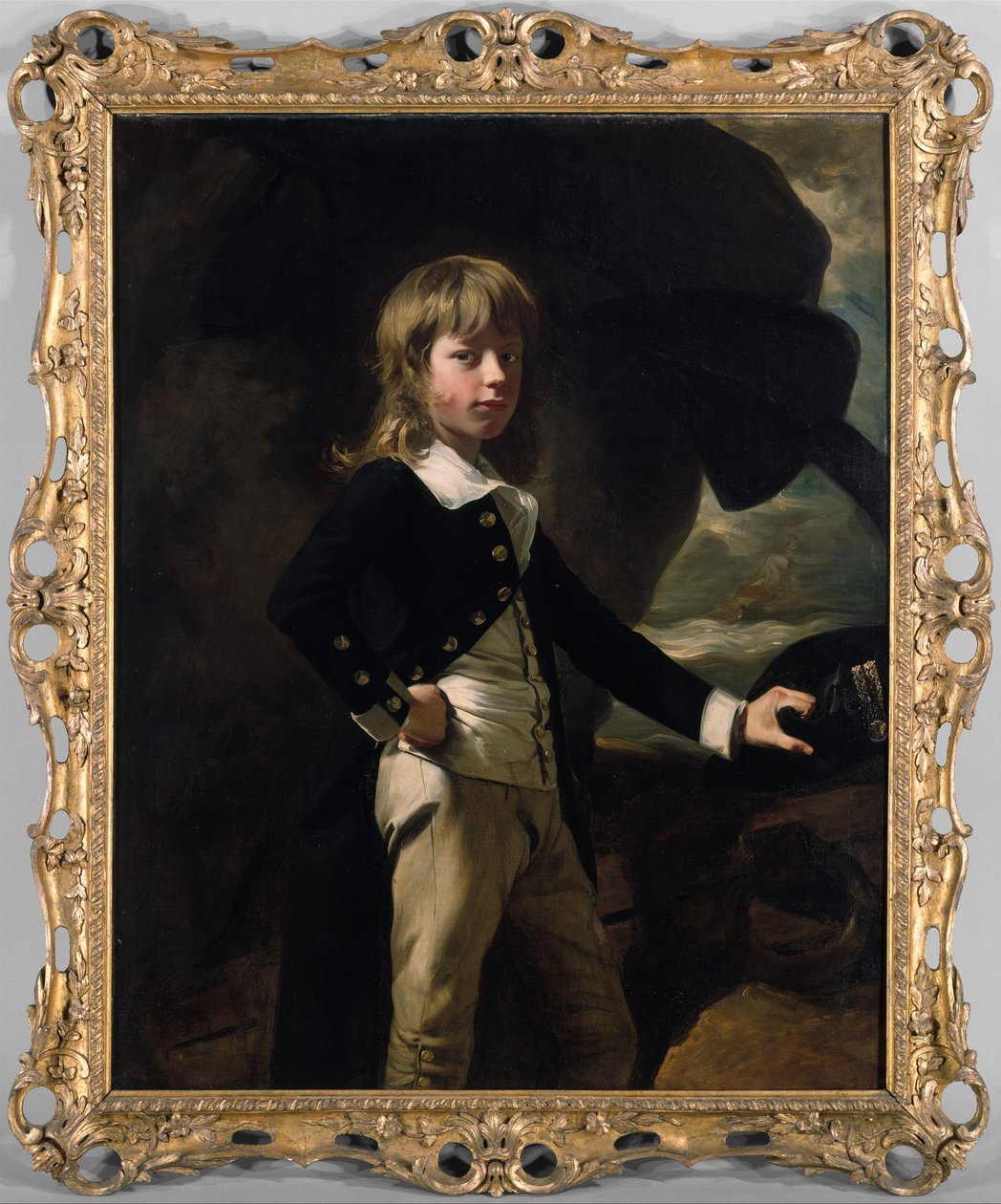 Adelborst Augustus Brine door John Singleton Copley