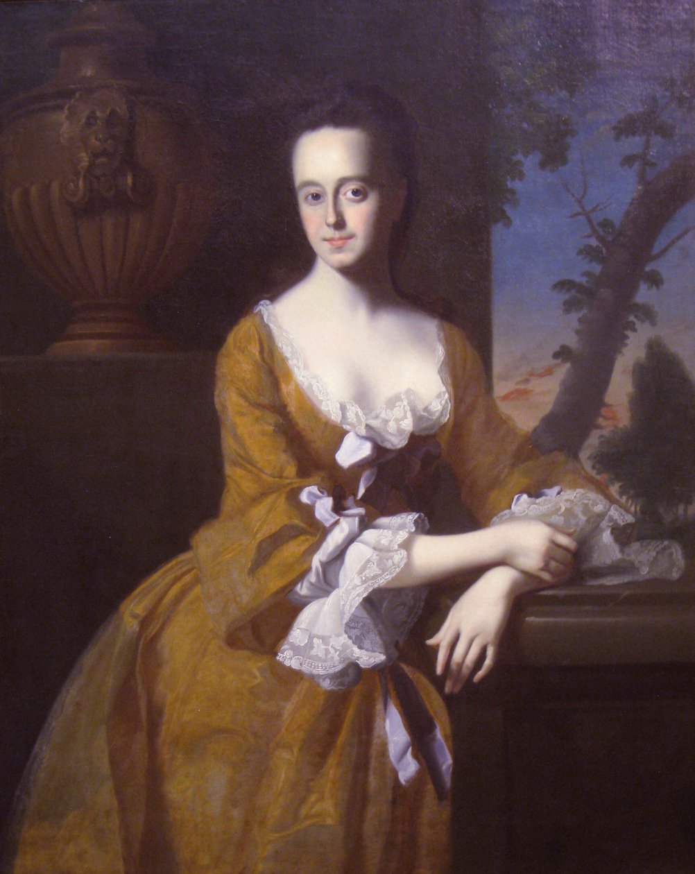 Portret van Lucretia Chandler, Mrs. John Murray door John Singleton Copley