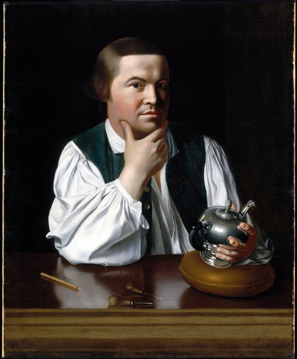 Portret van Paul Revere door John Singleton Copley