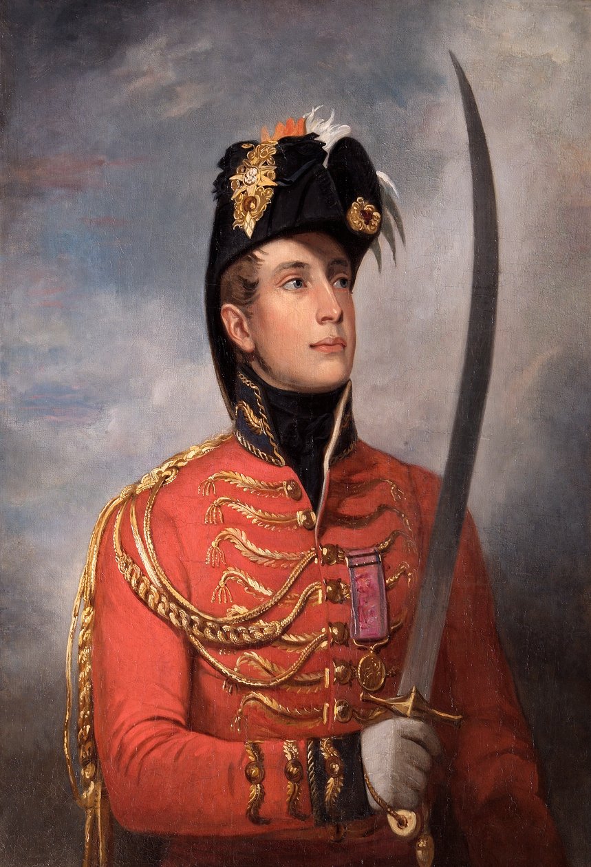 Portret van Willem II, Koning der Nederlanden, als Prins van Oranje, c1813 door John Singleton Copley
