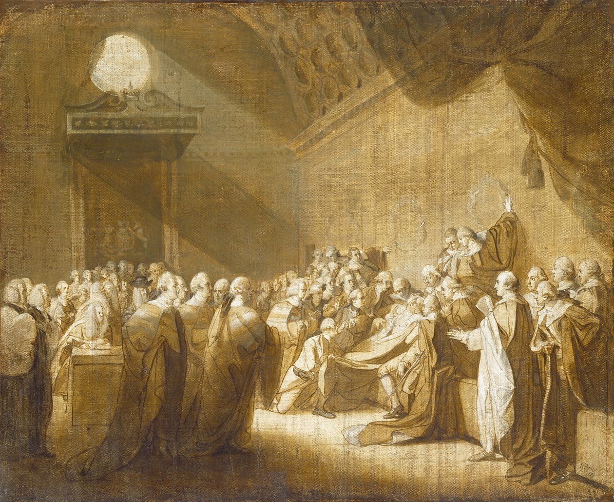 De Dood van de Graaf van Chatham, 1779 door John Singleton Copley