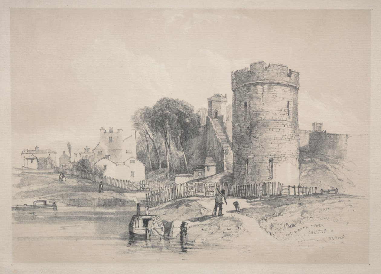 De Watertoren, Chester door John Skinner Prout