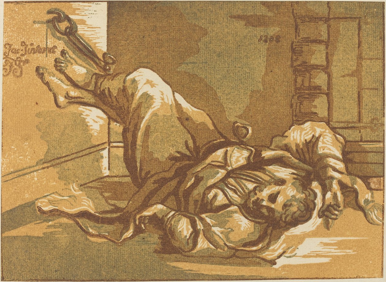 Man in Kettingen door John Skippe after Jacopo Tintoretto