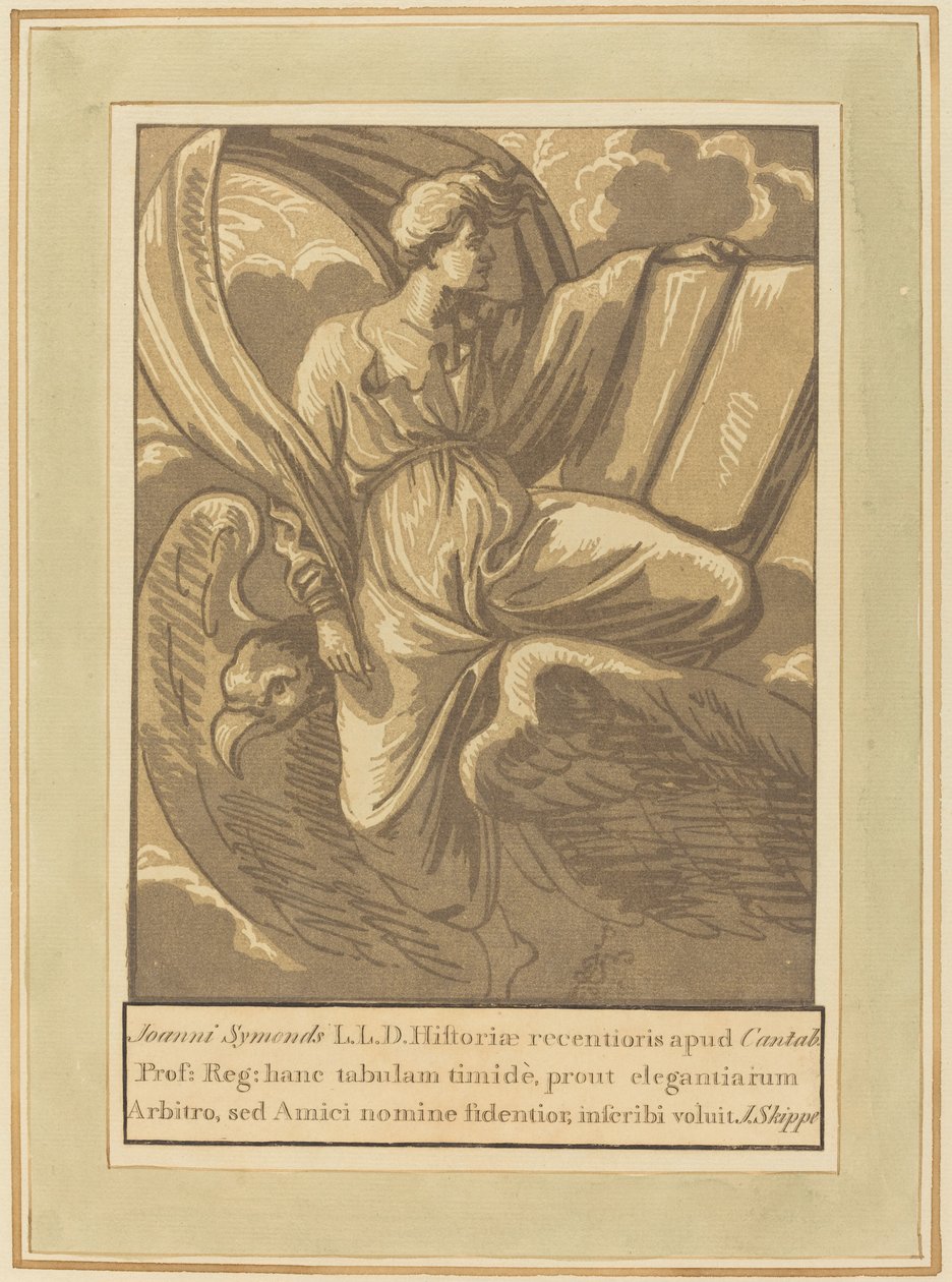 Sint Johannes de Evangelist door John Skippe after Parmigianino