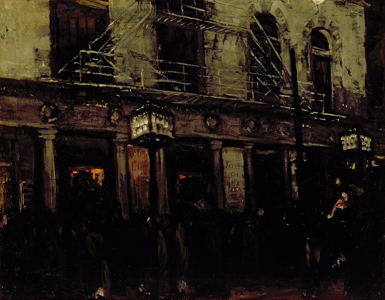 Walnut Street Theater, Philadelphia door John French Sloan