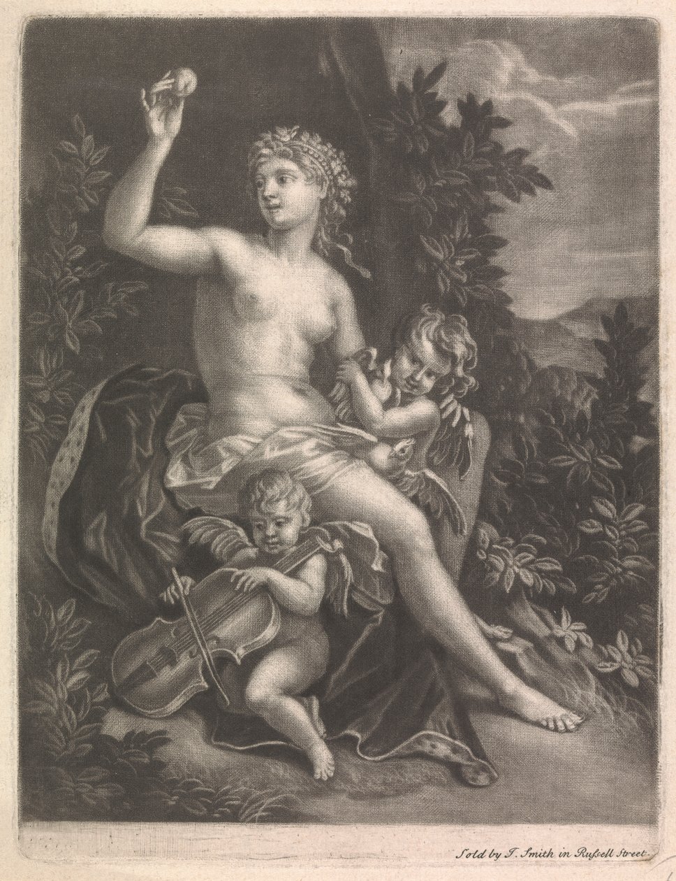 Venus met de Appel van Paris door John Smith