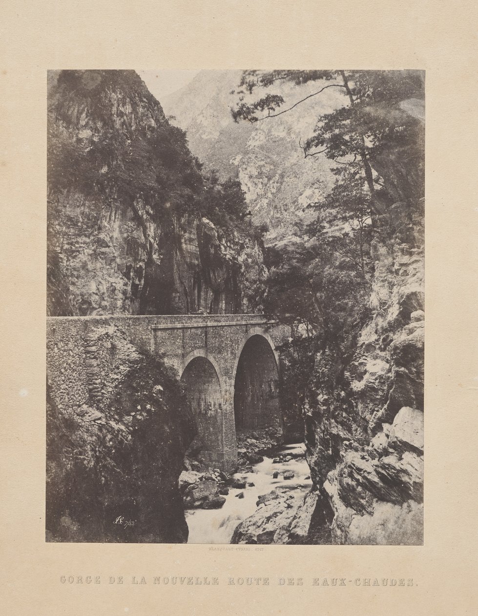 Kloof van de Nieuwe Route des Eaux-Chaudes door John Stewart