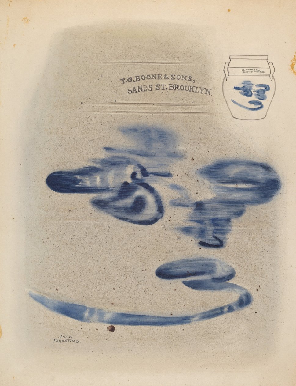 Kruik, waarschijnlijk 1937-1938 door John Tarantino