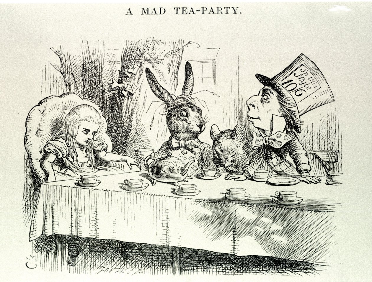 Alice neemt Lewis Carroll
