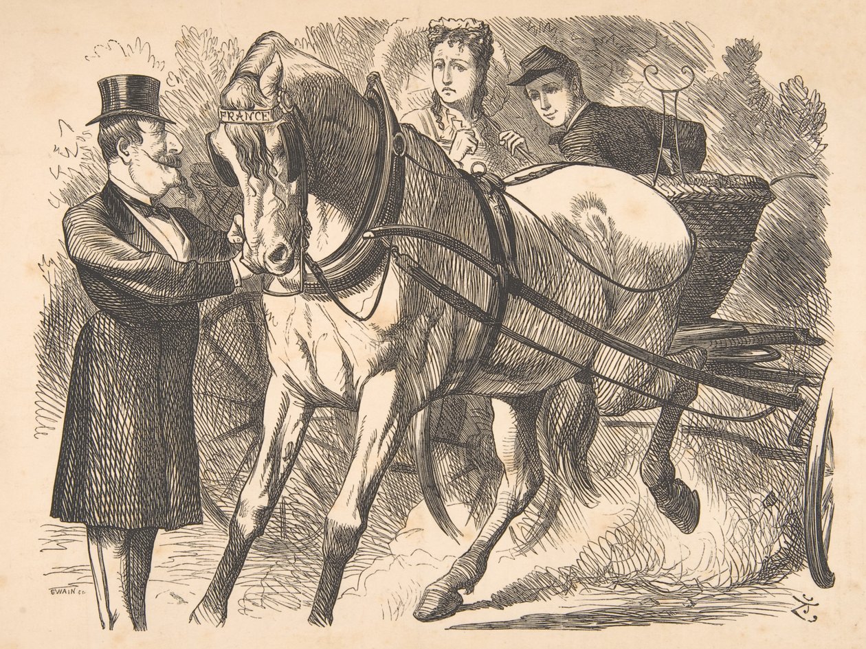 Easing the Curb Punch, 24 juli 1869, 1869 door John Tenniel