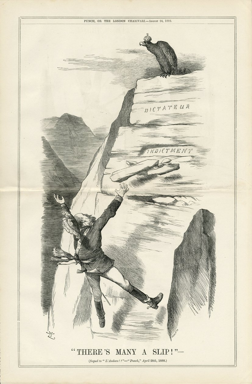 Illustratie van John Tenniel (1820-1914) in Punch door John Tenniel